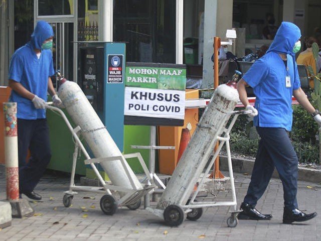 انڈونیشیا کے اسپتال میں آکسیجن کی قلت سے 63 مریض ہلاک