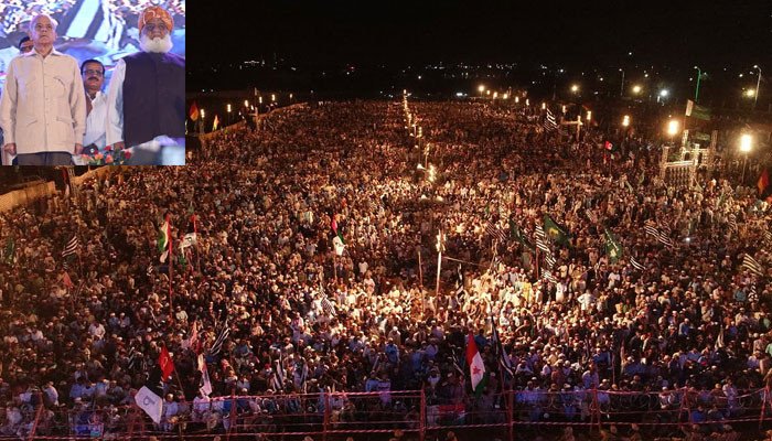 پی ڈی ایم کا کراچی میں پاور شو، اسلام آباد کی جانب مارچ کا اعلان