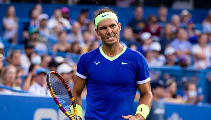 ٹینس پلیئر رافیل نڈال انجری کے باعث رواں سیزن سے باہر ہو گئے