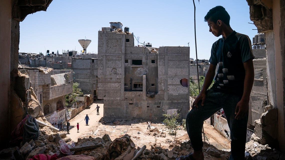 غزہ میں مئی جنگ میں تباہ شدہ گھروں کی تعمیرِنو کا اکتوبر کے اوائل میں آغاز