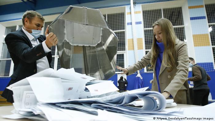 روسی پارلیمانی انتخابات، پوٹن کی حامی جماعت کامیاب