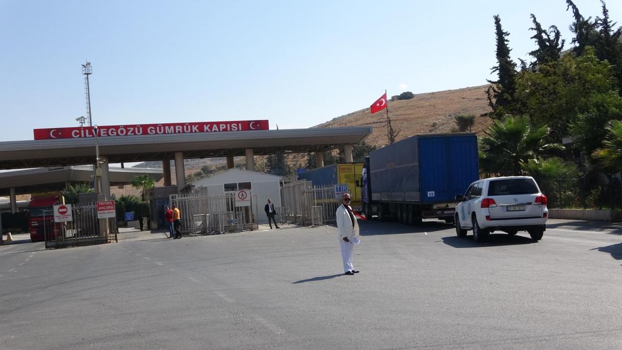 اقوام متحدہ کی طرف سے ادلب کے لئے 103 ٹرالر امدادی سامان