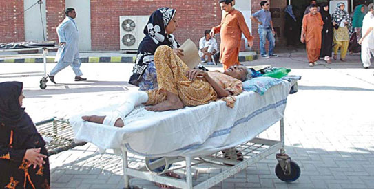 سرکاری ہسپتالوں کا نظام زمین بوس
