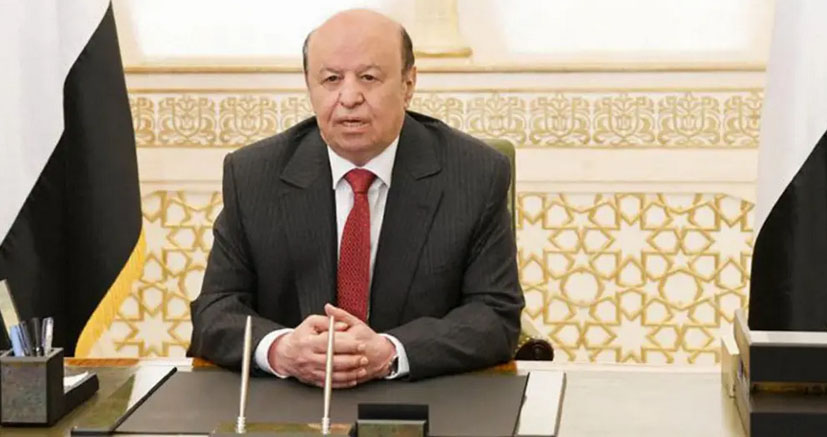 تمام حل طلب مسائل کے حل کے لیے سعودی عرب کے موقف کے ساتھ ہیں: یمنی صدر