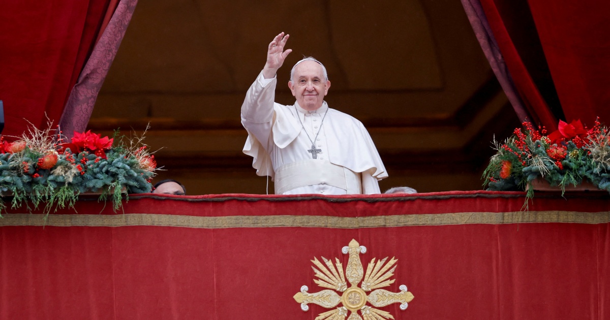 عالمی برادری بڑے المیوں کو نظر انداز کر رہی ہے، پوپ کا کرسمس پر خطاب