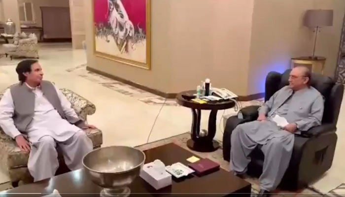 Asif Zardari and Chaudhry Brothers