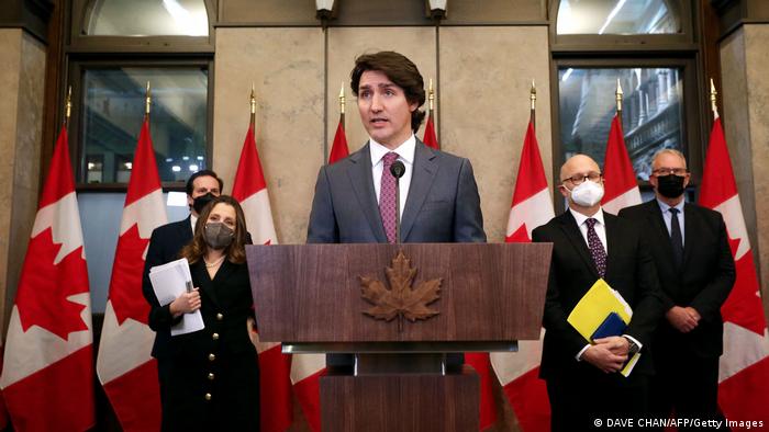 کینیڈا:  مظاہروں پر قابو پانے کے لیے ایمرجنسی نافذ