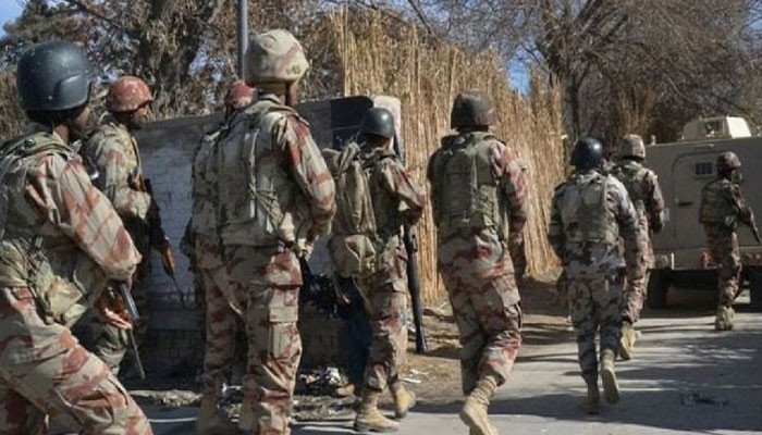 سکیورٹی فورسز کا بلیدہ میں خفیہ اطلاع پر آپریشن، 6 دہشتگرد مارے گئے